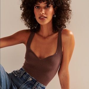 Knit Sweetheart Bodysuit